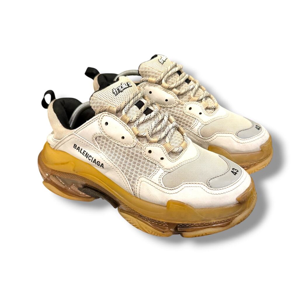 Balenciaga Triple S Clear-Sole Sneaker ‘White’ | Size 43EU(10US)
